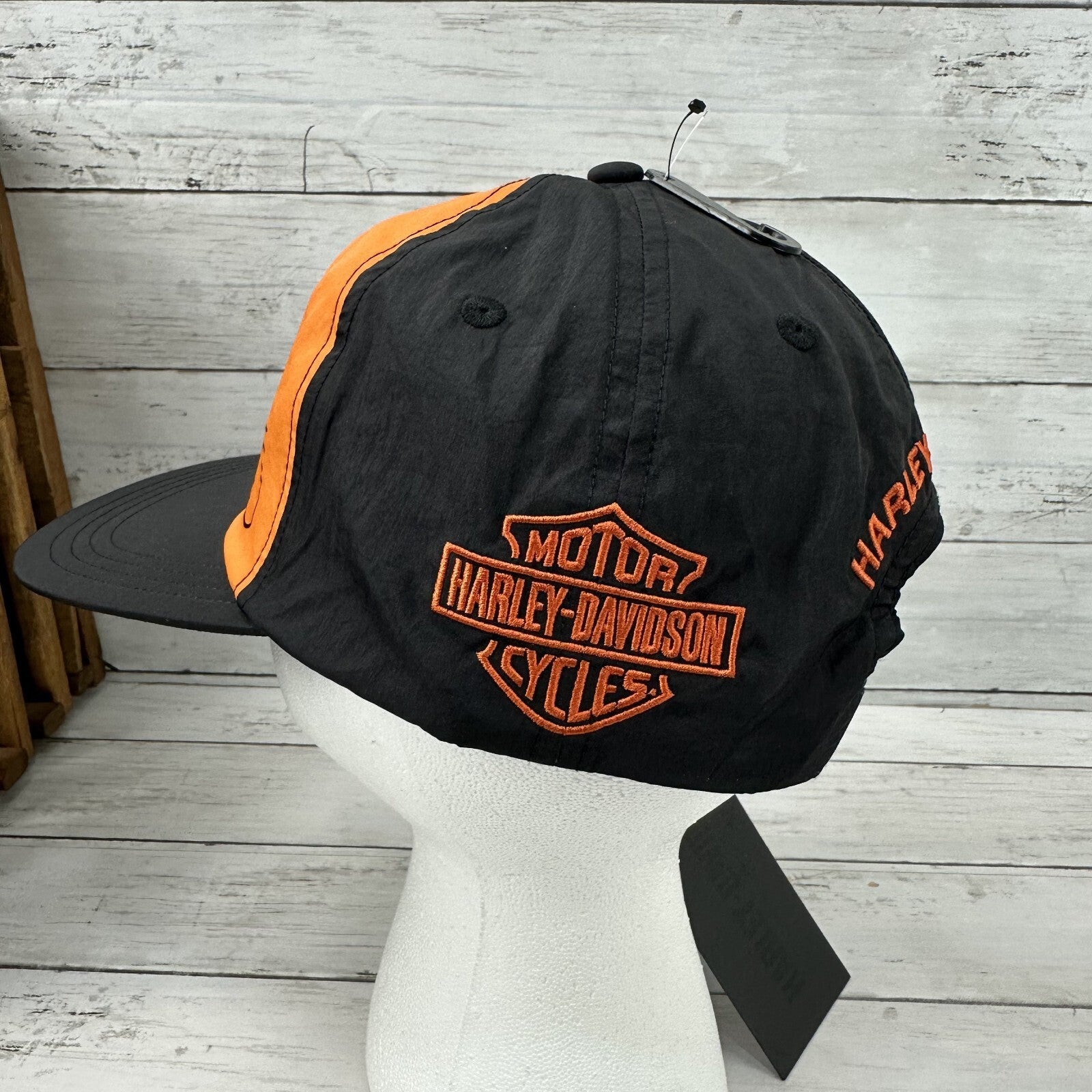 Harley-Davidson Motorcycle Screamin' Eagle Nylon Adjustable Snapback Hat NEW