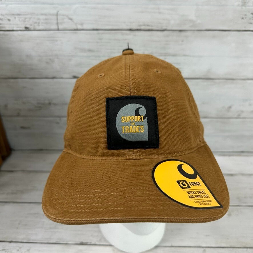 Carhartt Brown Canvas Hat Cap Tractor Supply Company TSC Skills USA One-Size New