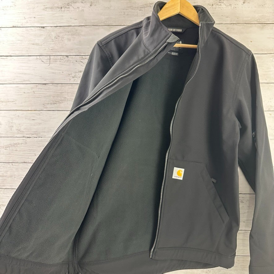 Carhartt Rain Defender Softshell Jacket Relaxed Fit NO.0J6438 Black Medium New