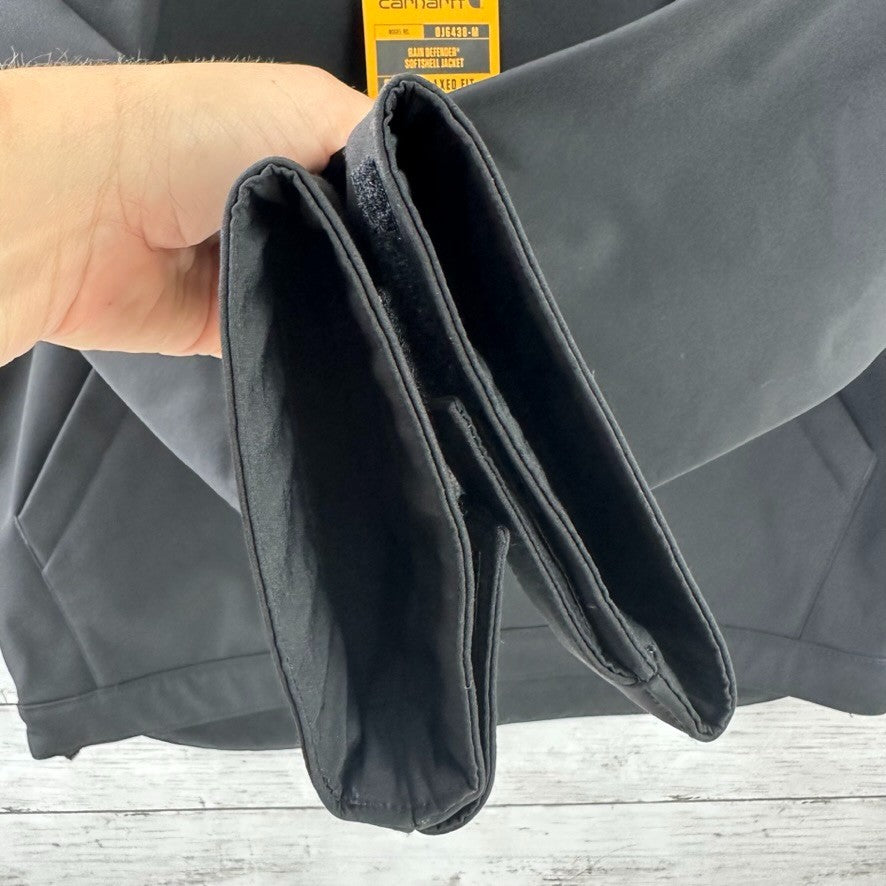 Carhartt Rain Defender Softshell Jacket Relaxed Fit NO.0J6438 Black Medium New