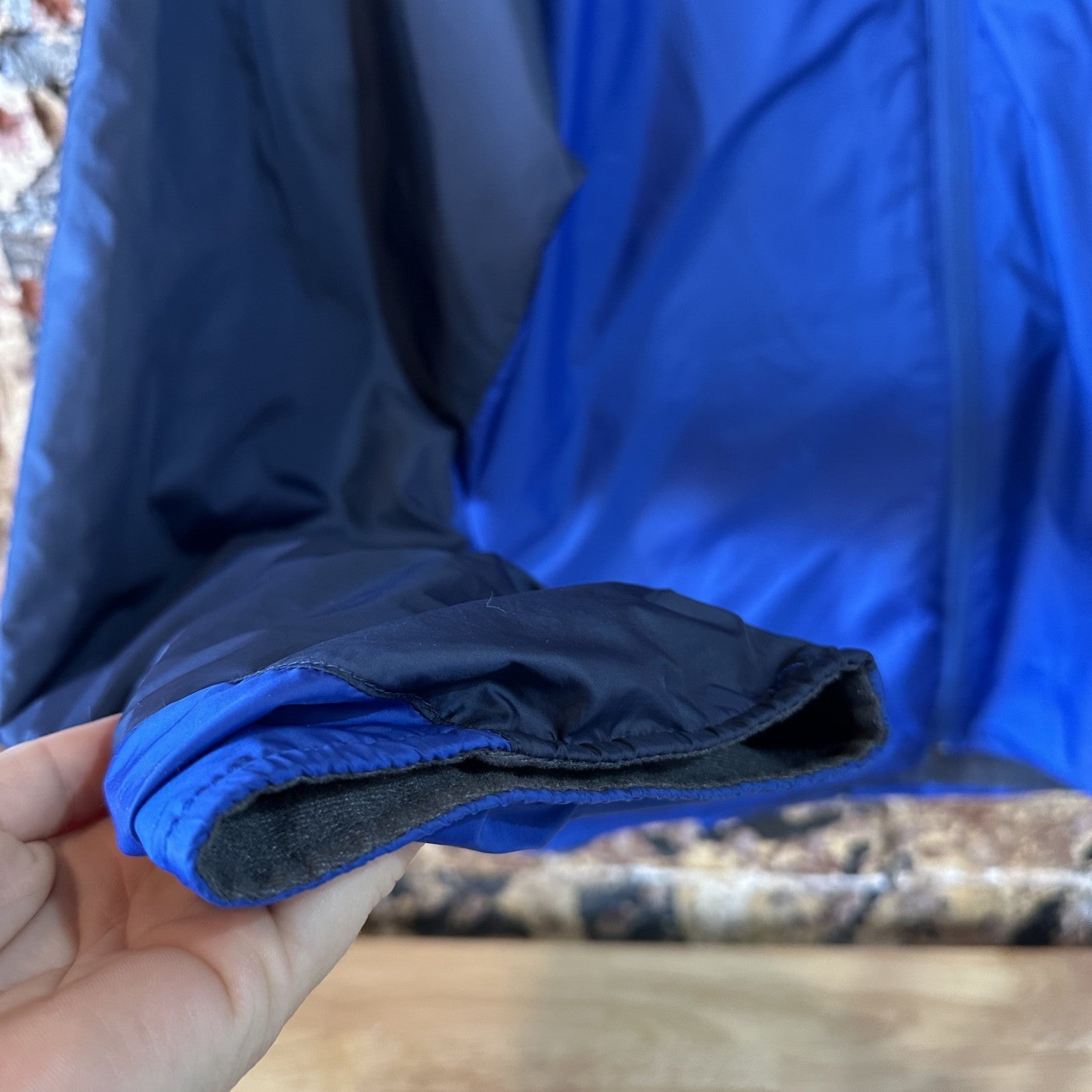 Marmot Jacket Mens Large Blue Hooded Outdoor Lightweight Comfort Windstopper