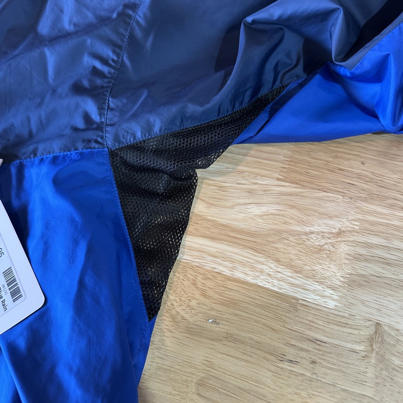 Marmot Jacket Mens Large Blue Hooded Outdoor Lightweight Comfort Windstopper