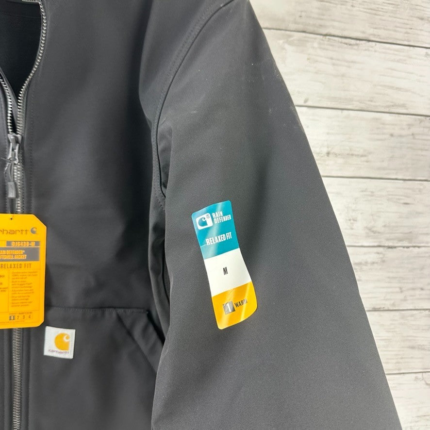 Carhartt Rain Defender Softshell Jacket Relaxed Fit NO.0J6438 Black Medium New