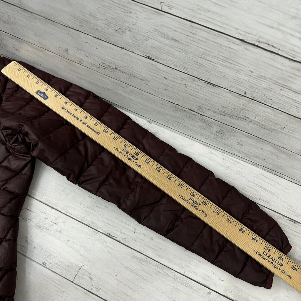 Patagonia Down Sweater Puffer Jacket Womens XS Burgundy Waterproof