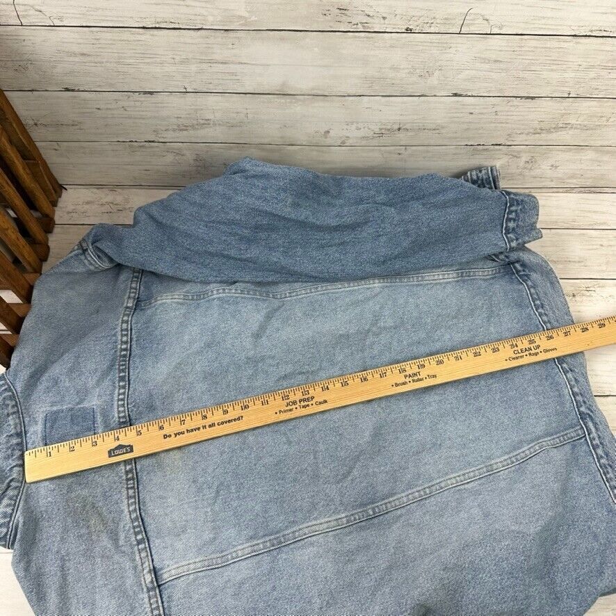 VTG LEVIS Men Size 2XL 100% Cotton Denim Blue Jeans Trucker Jacket 70507 Faded