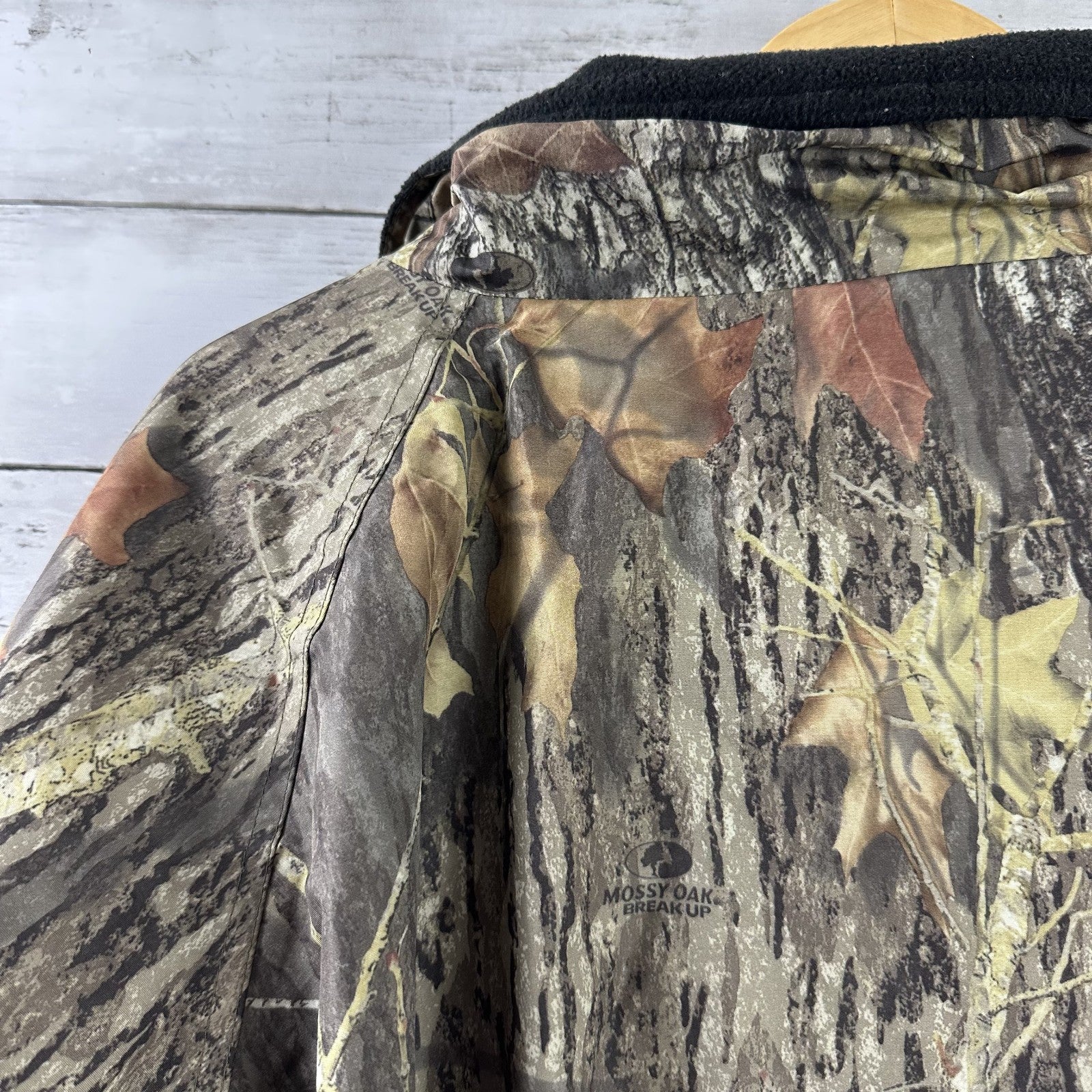 Port Authority Bomber Jacket Mens Size 2XL Green Camouflage Full Zip Collared