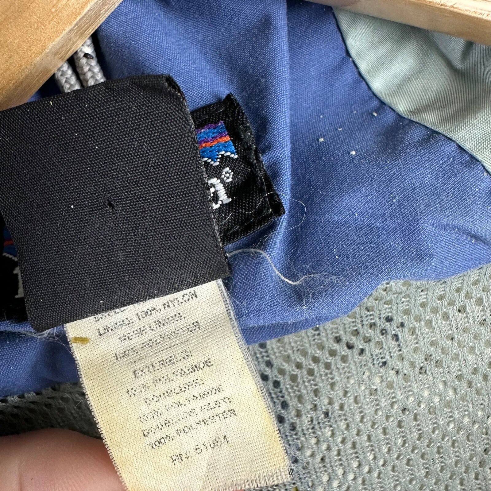 Patagonia VINTAGE 1998 Windbreaker blues Jacket Unisex Large Men's Women's Retro