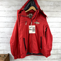 Vtg Ripcurl Mountainwear 2001 Womens juniors Snow Jacket Large NWT Deadstock red