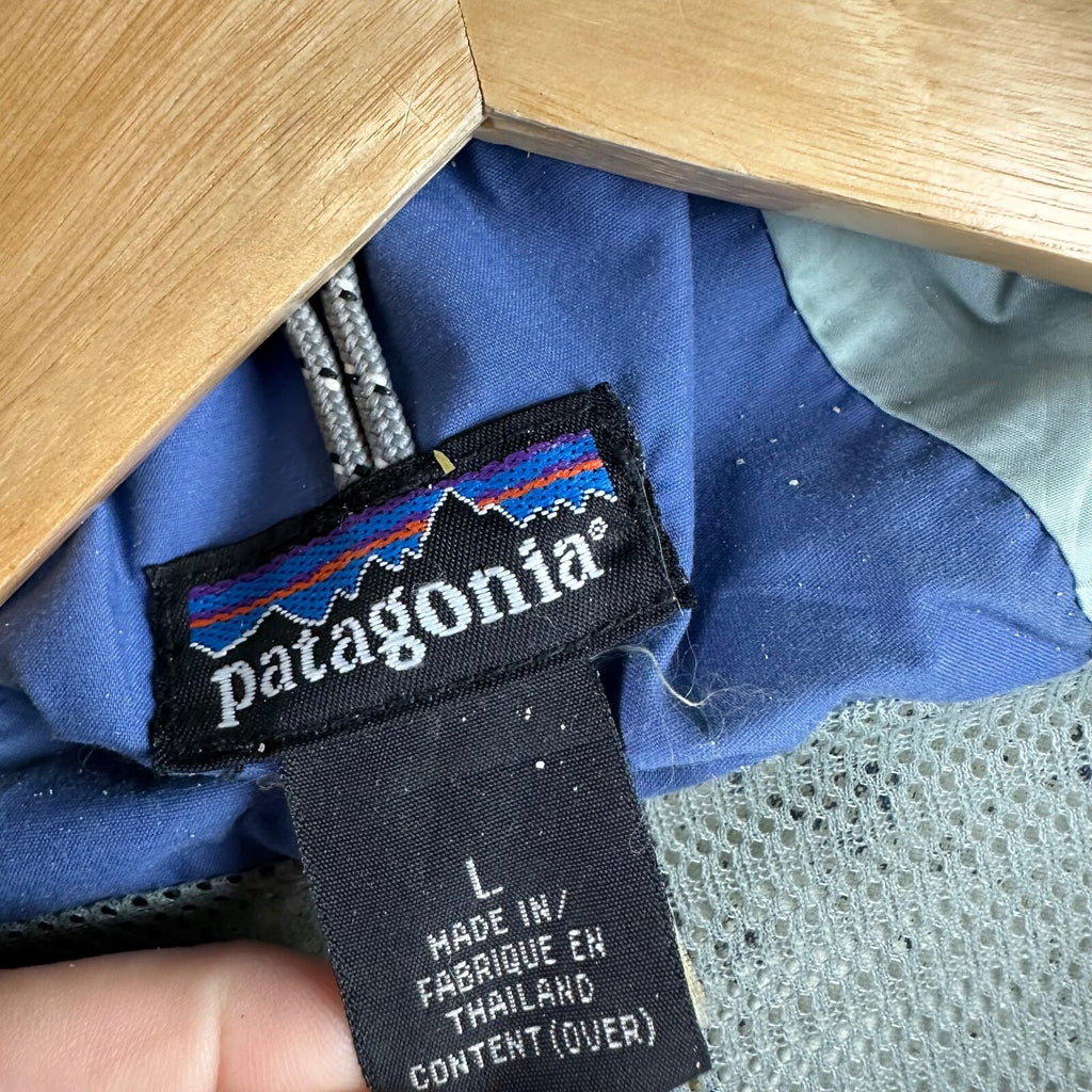 Patagonia VINTAGE 1998 Windbreaker blues Jacket Unisex Large Men's Women's Retro