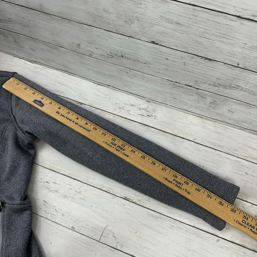 The North Face Womens Small Full Zip Fleece jacket Gray outdoor
