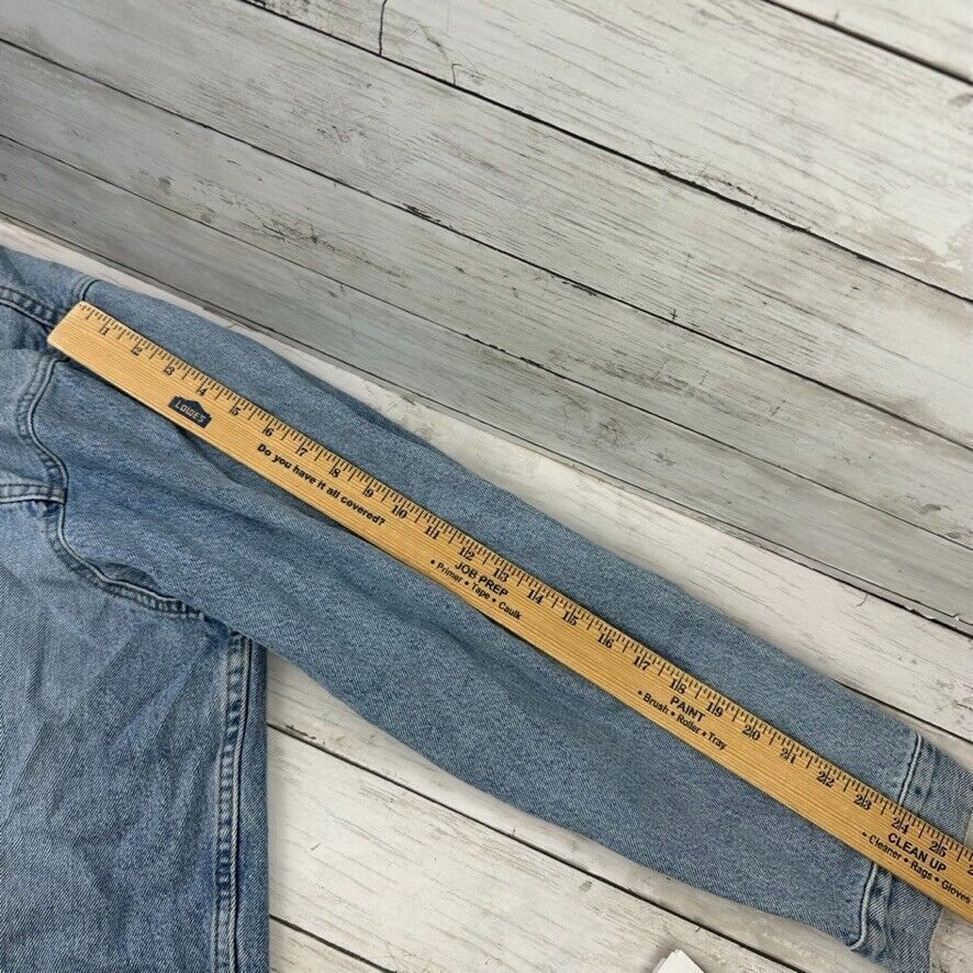 VTG LEVIS Men Size 2XL 100% Cotton Denim Blue Jeans Trucker Jacket 70507 Faded