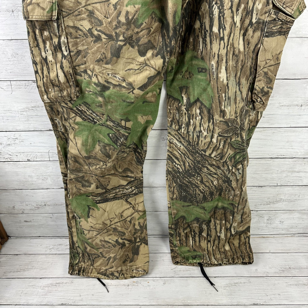 Vintage Duxbak Cargo Pants Men's XL Realtree Camo USA (41x30.5) Hunting Outdoor