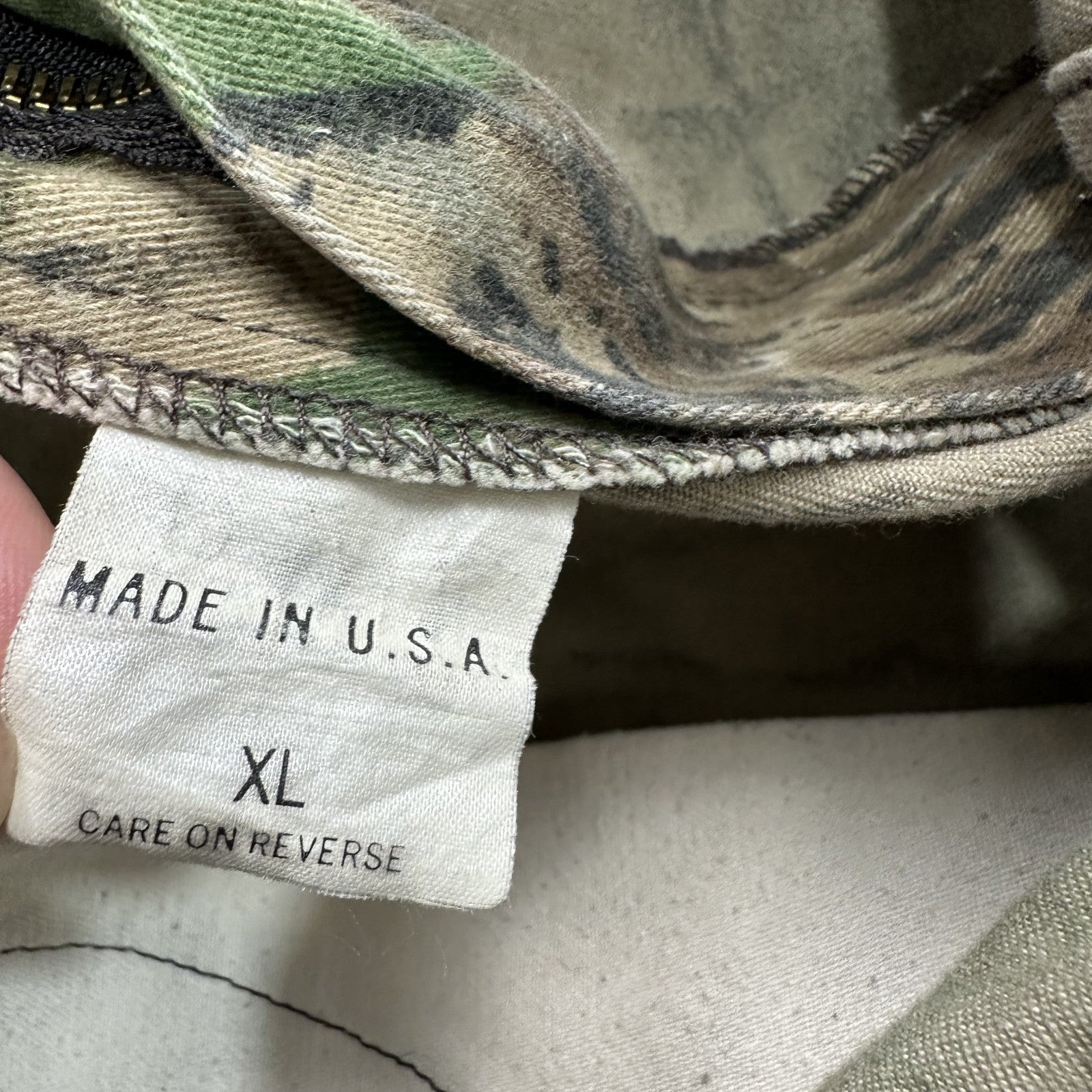 Vintage Duxbak Cargo Pants Men's XL Realtree Camo USA (41x30.5) Hunting Outdoor