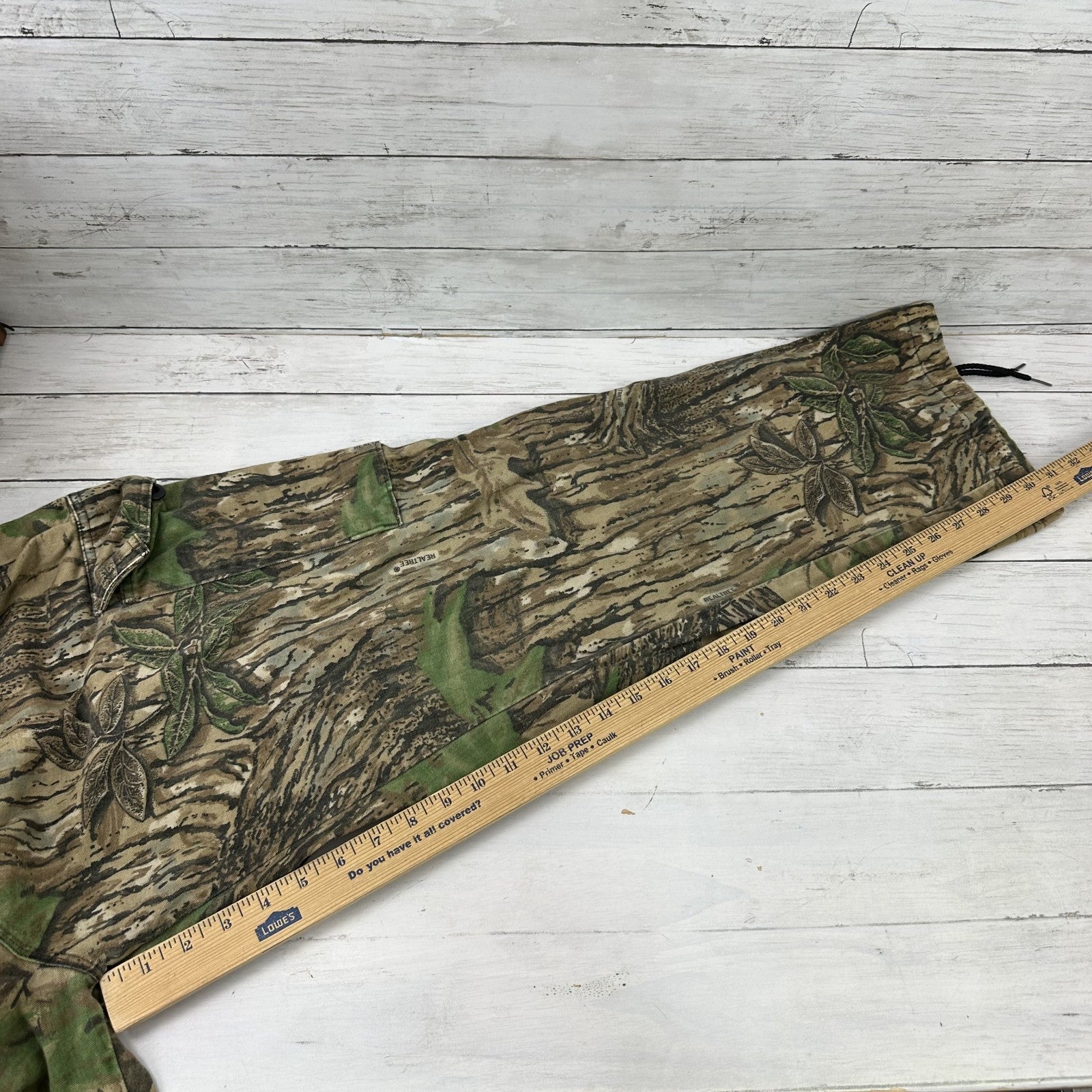 Vintage Duxbak Cargo Pants Men's XL Realtree Camo USA (41x30.5) Hunting Outdoor