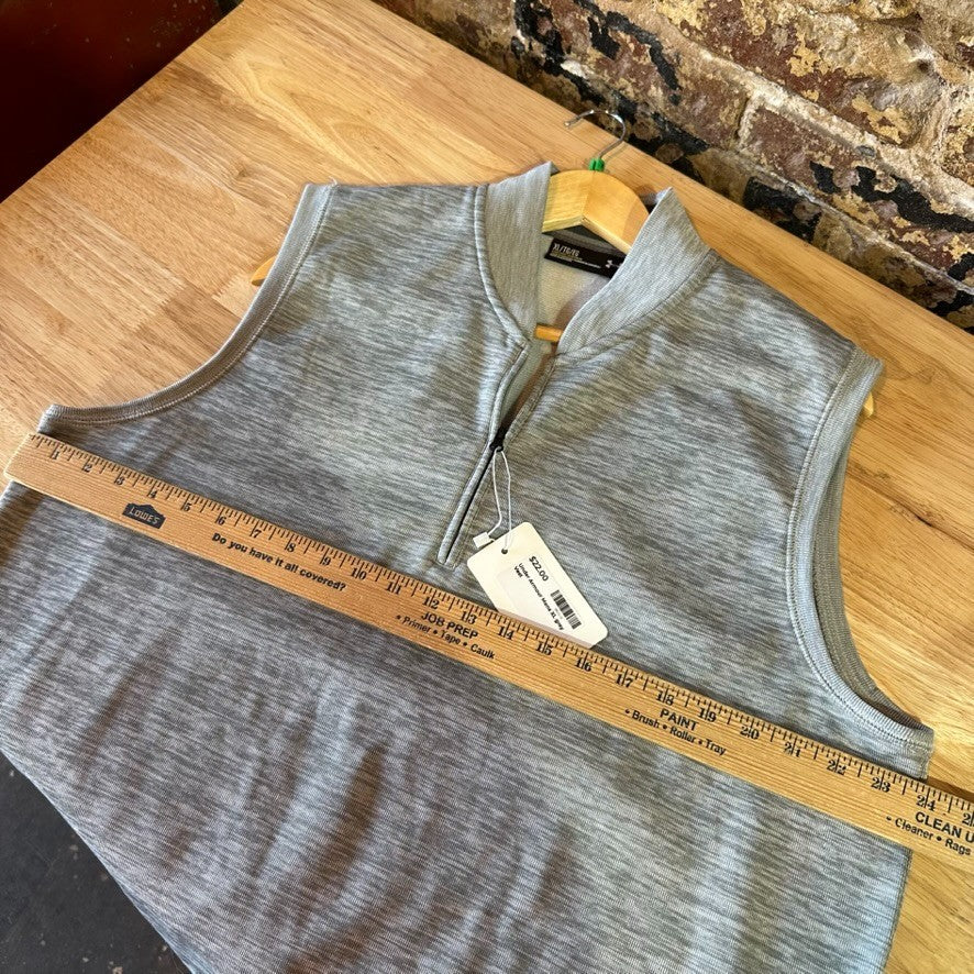 Under Armour Storm Loose Golf Vest Men's Light gray 1/4 Zip Cold Gear Medium