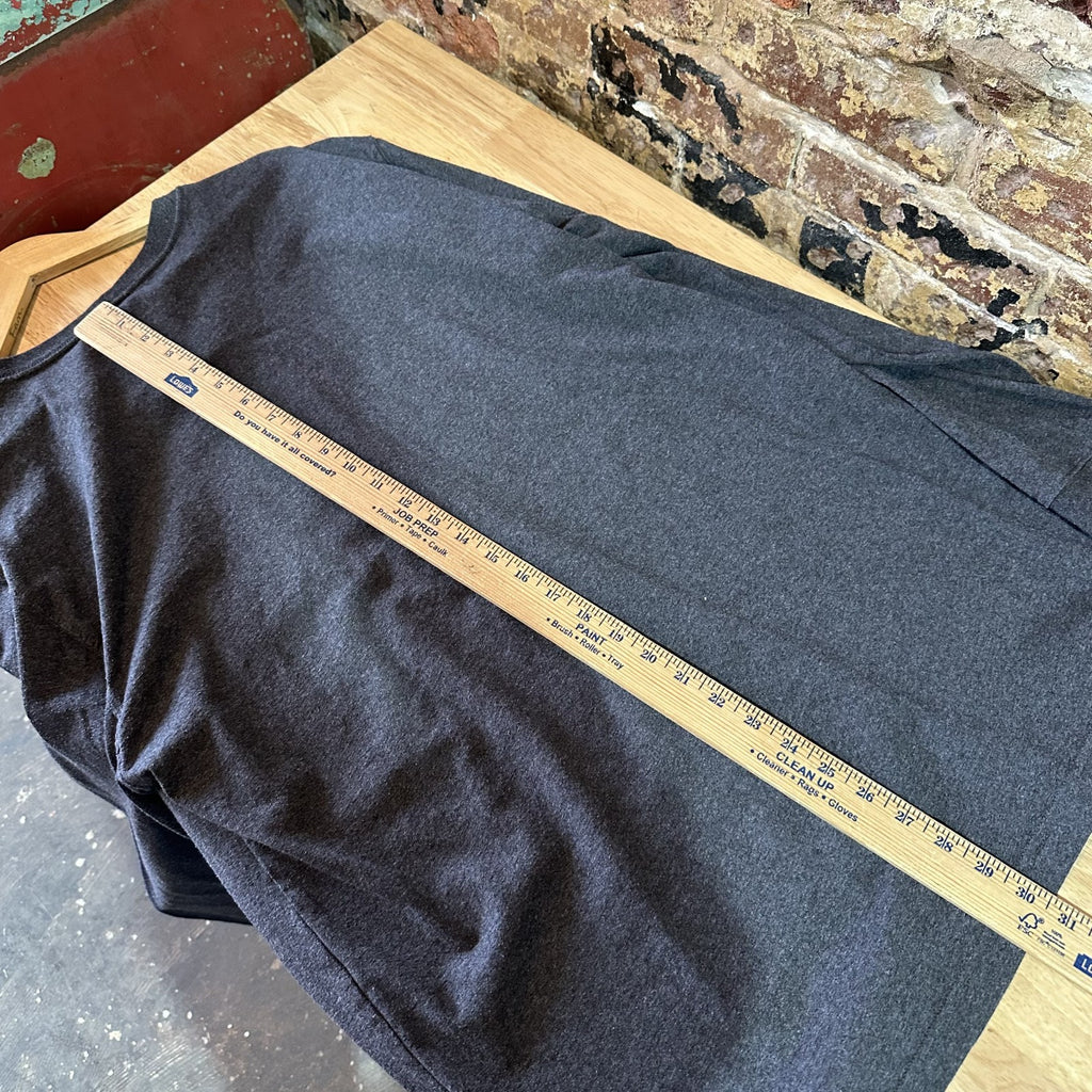 Carhartt T Shirt Mens Large Tall Long Sleeve Workwear Dark Gray Loose Fit