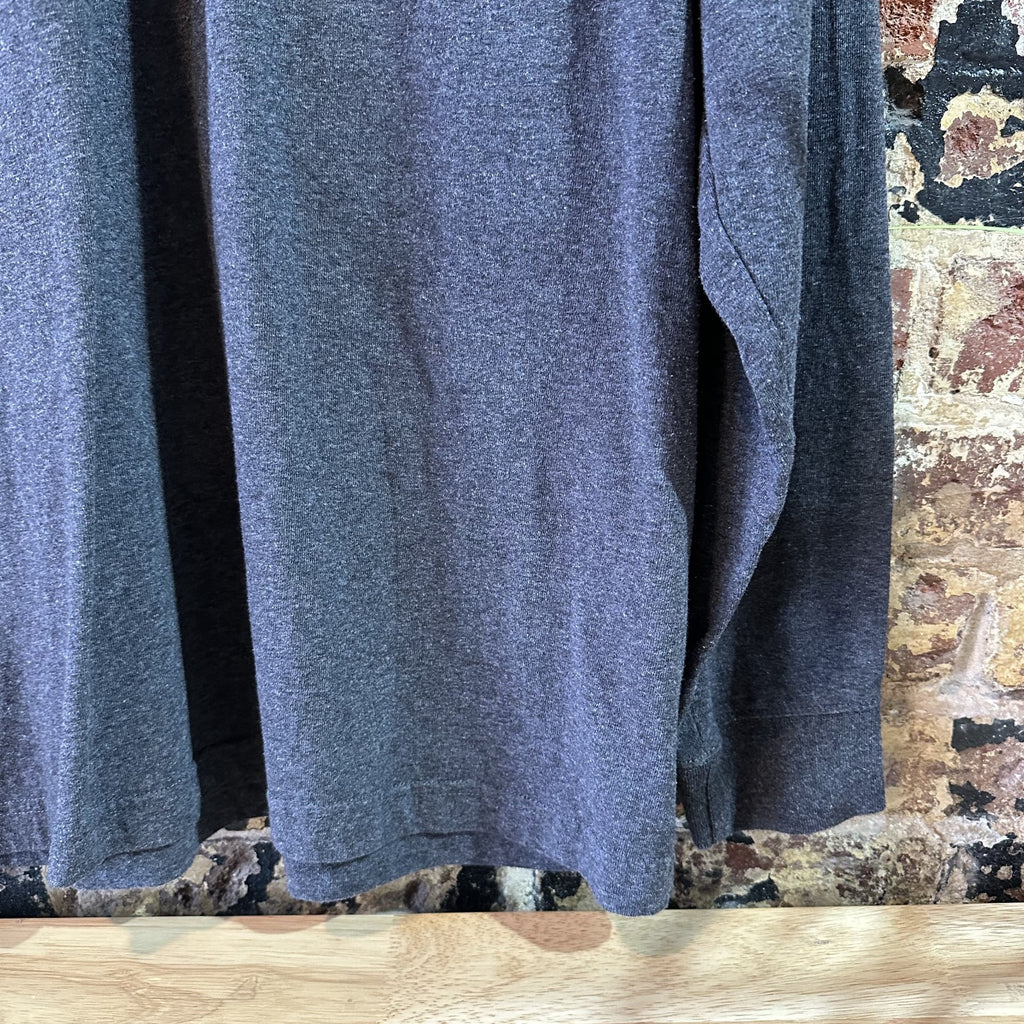 Carhartt T Shirt Mens Large Tall Long Sleeve Workwear Dark Gray Loose Fit