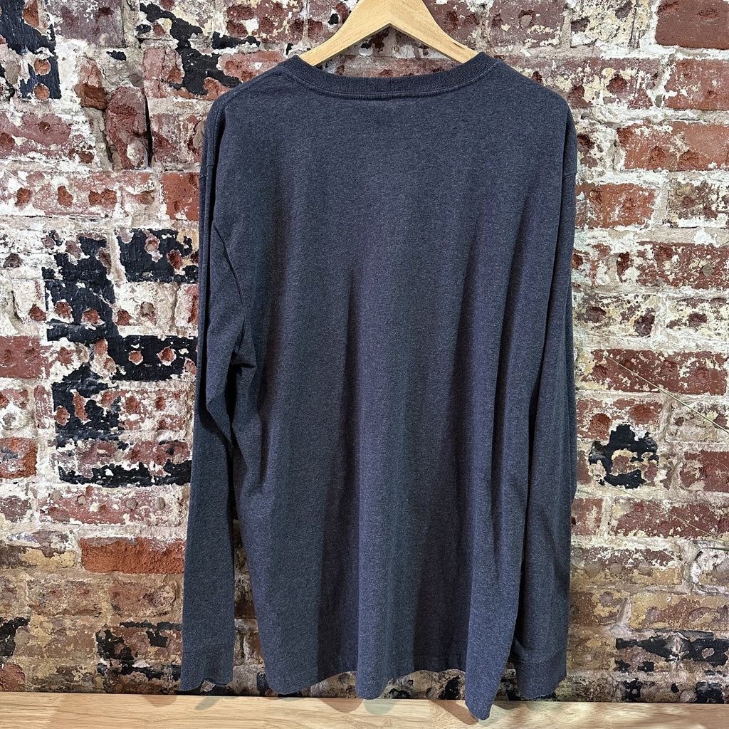Carhartt T Shirt Mens Large Tall Long Sleeve Workwear Dark Gray Loose Fit