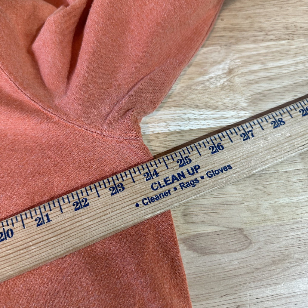 Carhartt T Shirt Mens Large Long Sleeve Workwear Lone Star Texas Orange