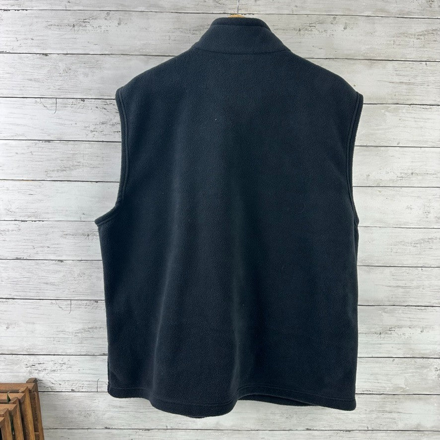 Columbia Full Zip Fleece Vest Men’s Sz XL Black