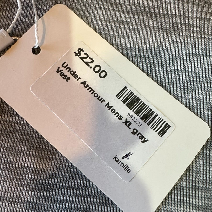 Under Armour Storm Loose Golf Vest Men's Light gray 1/4 Zip Cold Gear Medium