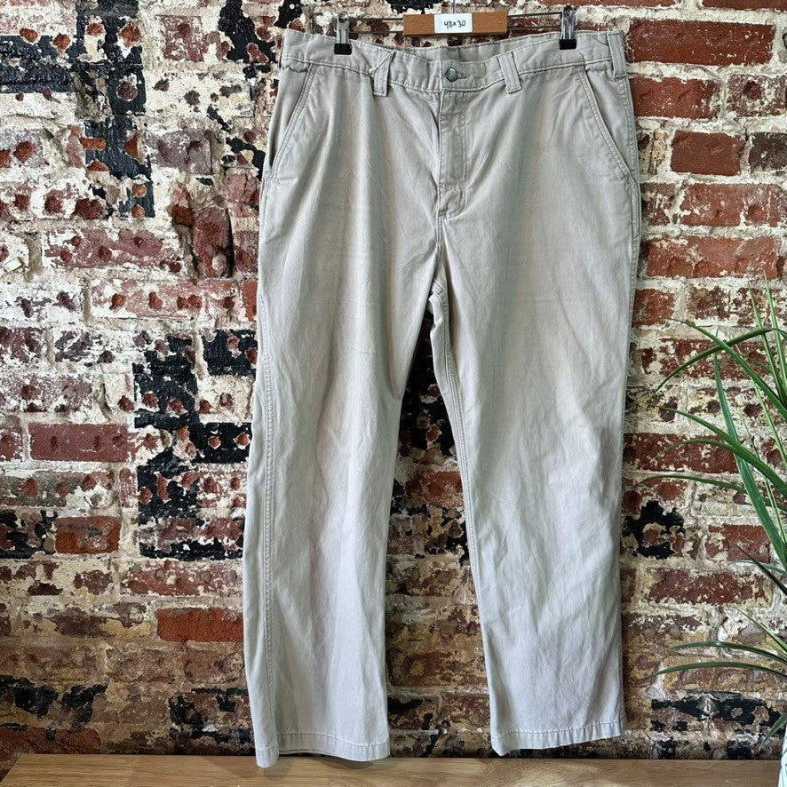Carhartt Relaxed Fit Work Pants Mens 40x30 Tan Casual Pant