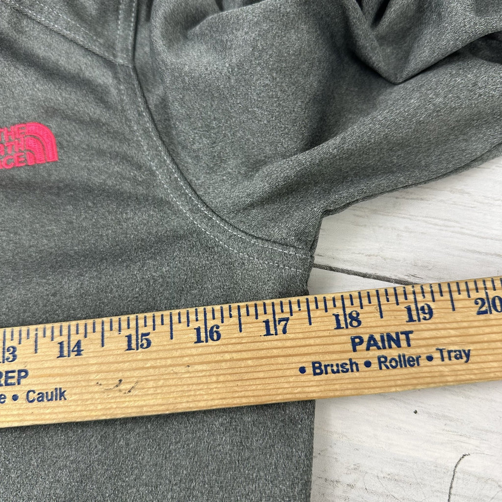 The North Face Gray Full Zip Hoodie Sweatshirt Womens Small Outdoor Lightweight