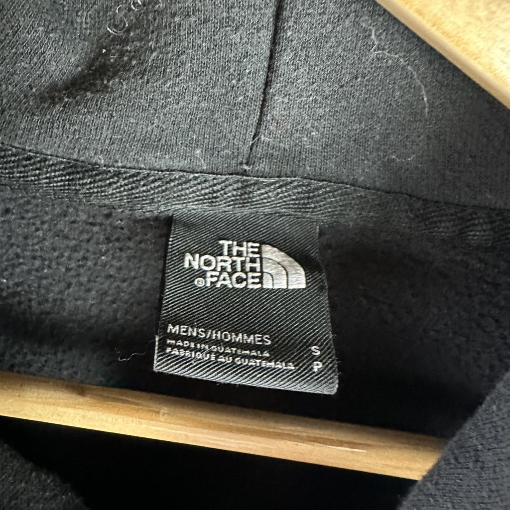 North Face Mens Small Hoodie Sweatshirt Pullover logo Black