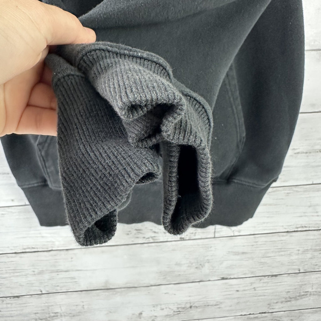 North Face Mens Small Hoodie Sweatshirt Pullover logo Black