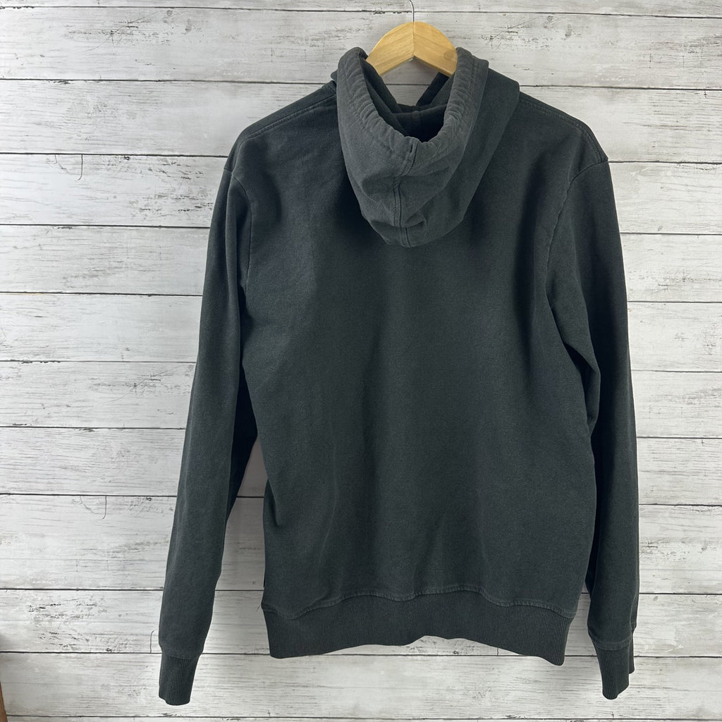 Patagonia Hoodie Mens Medium Black Uprisal Hoodie Mountain logo