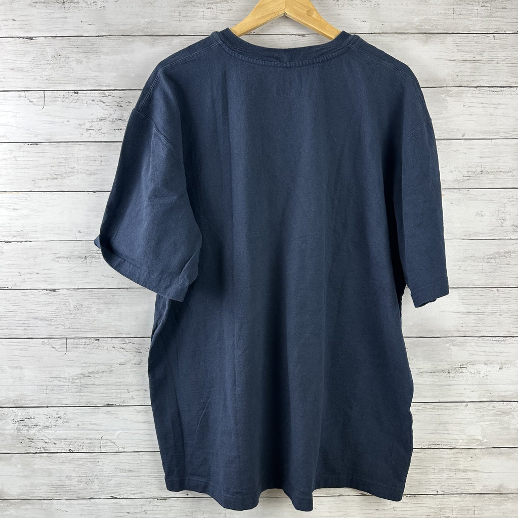 Lot of 9 Carhartt Shirt XL Short Sleeve Pocket Tees Henley Polo Logo Blue gray