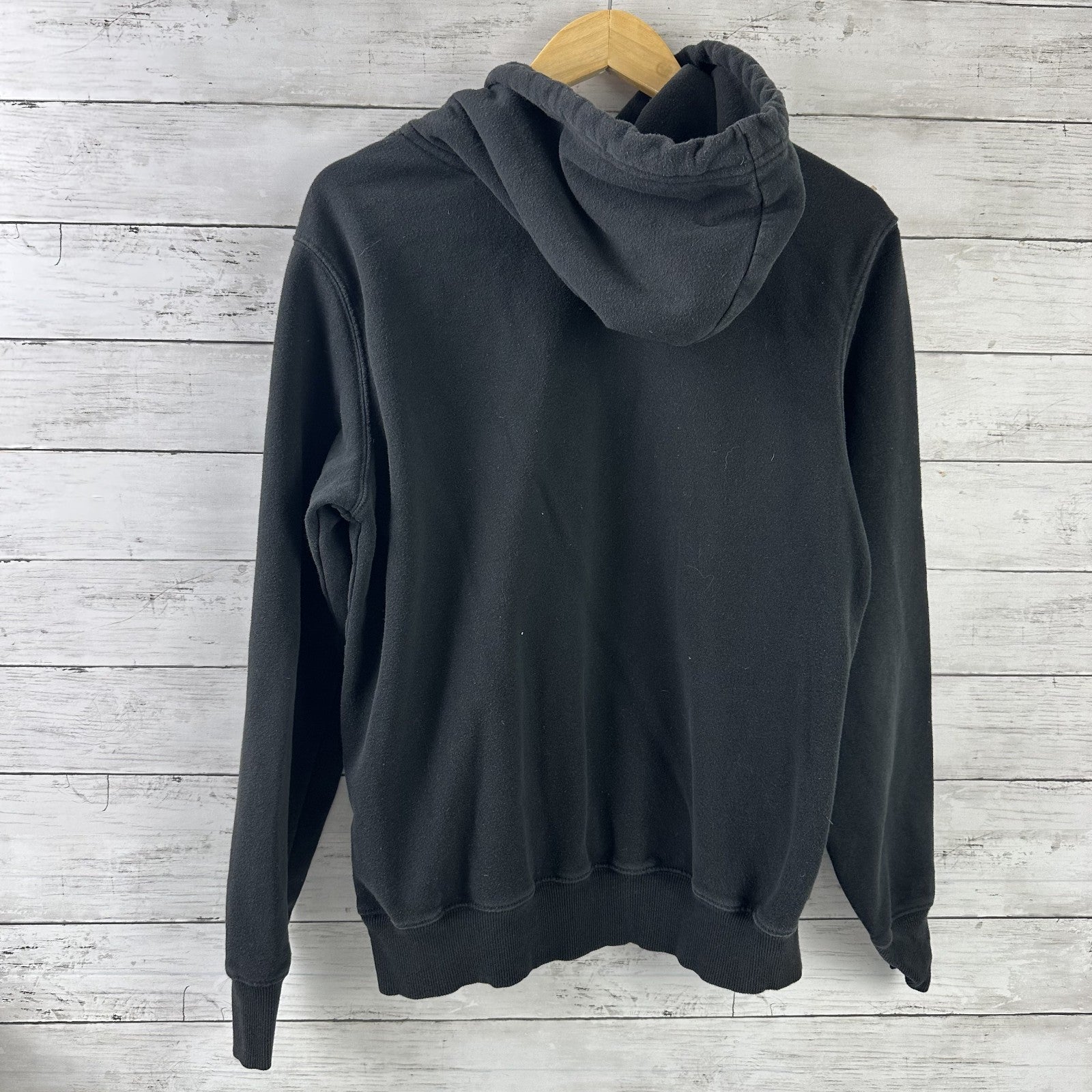 North Face Mens Small Hoodie Sweatshirt Pullover logo Black
