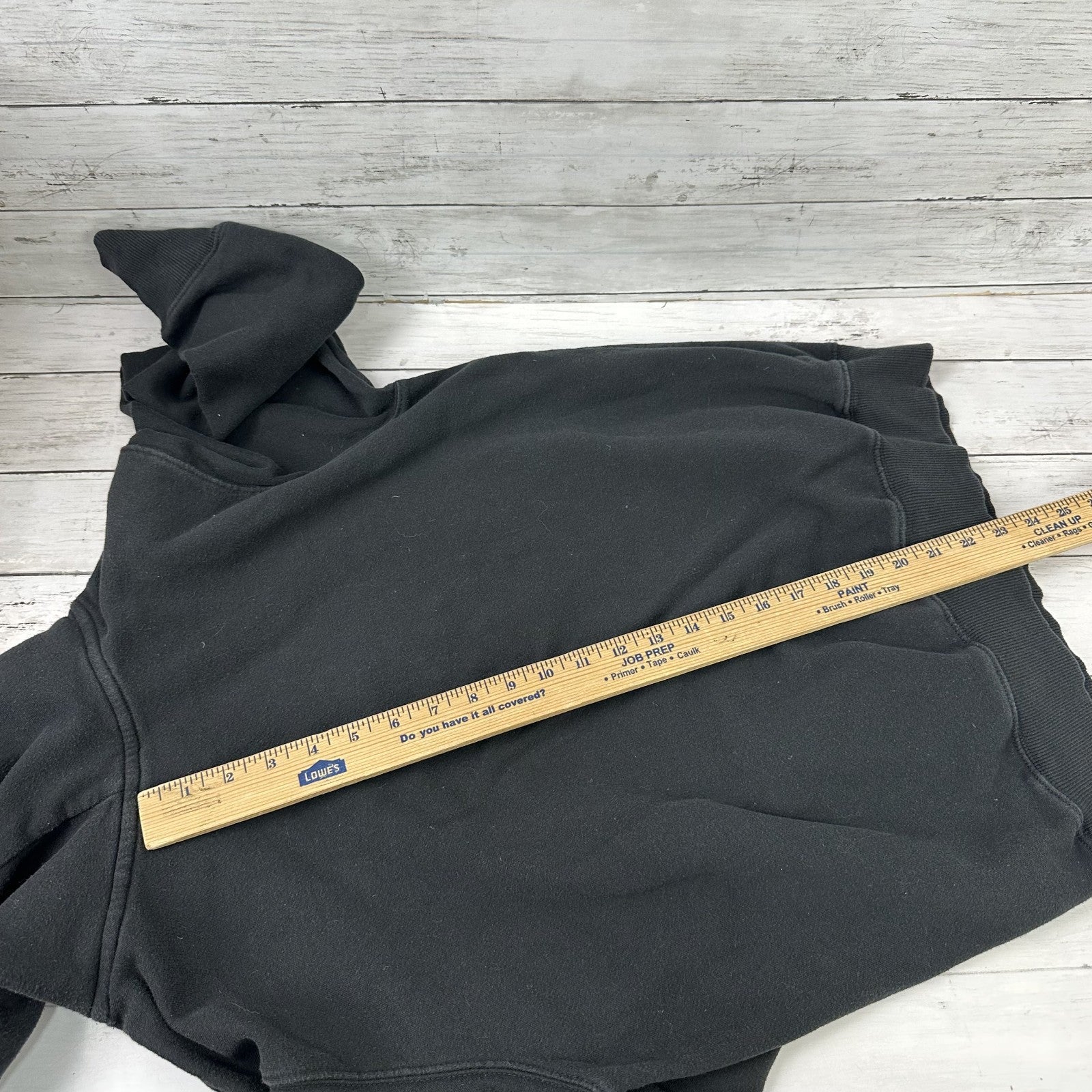North Face Mens Small Hoodie Sweatshirt Pullover logo Black