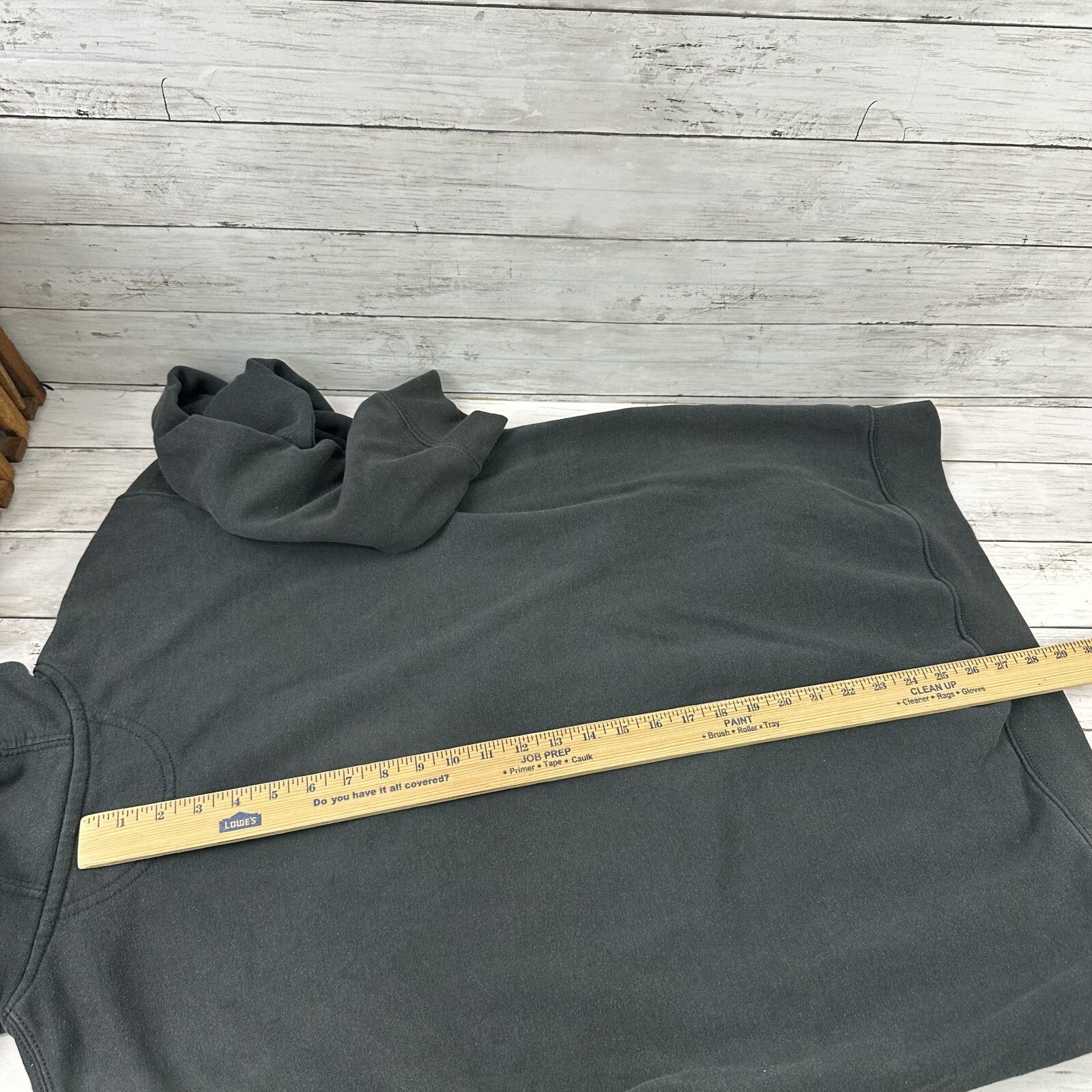 Carhartt Hoodie Sweatshirt Mens XL Tall Black K121 BLK faded