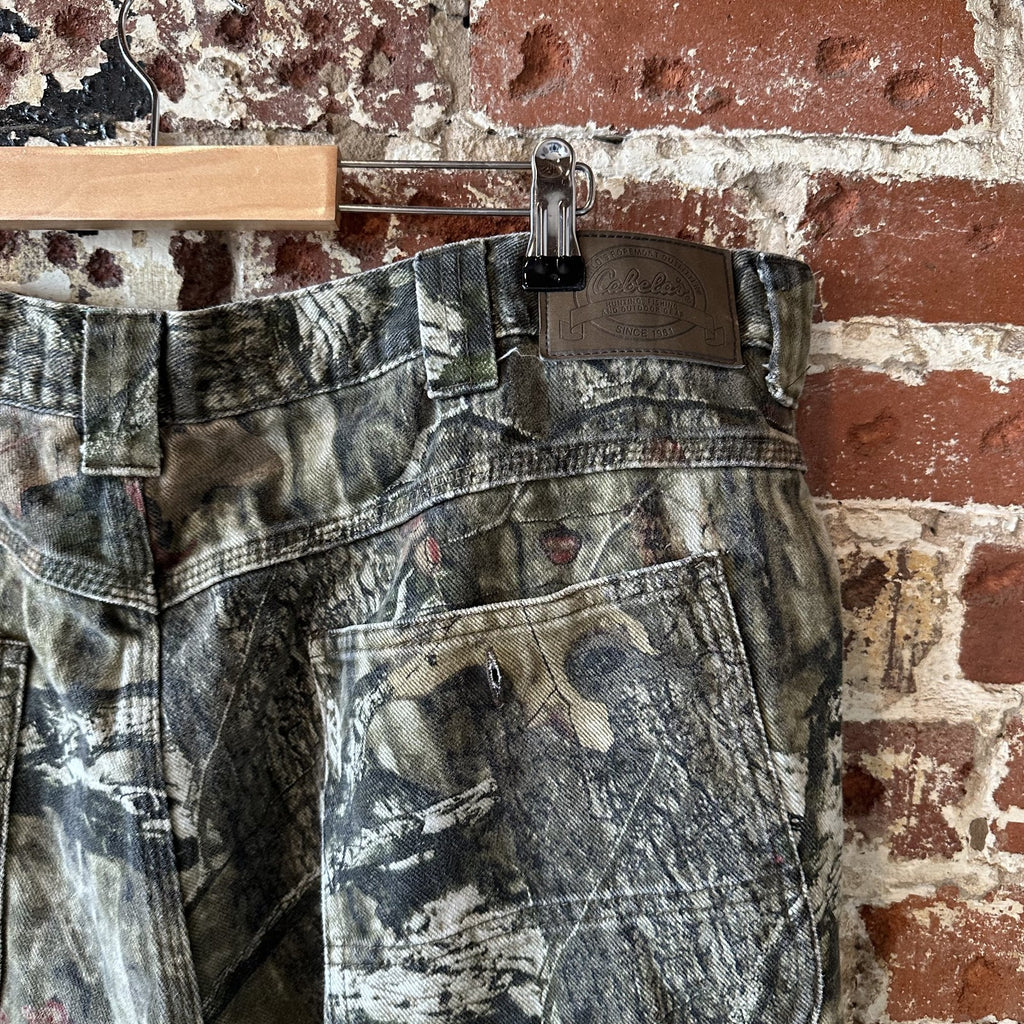 Cabelas Camo Jeans Pants Mens 44 Breakup Camouflage Straight Hunting 41x31"