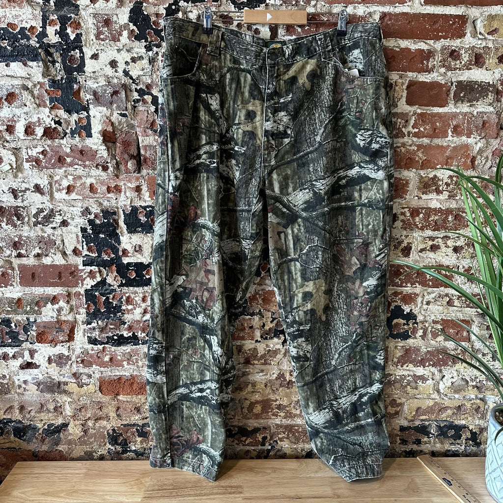 Cabelas Camo Jeans Pants Mens 44 Breakup Camouflage Straight Hunting 41x31"