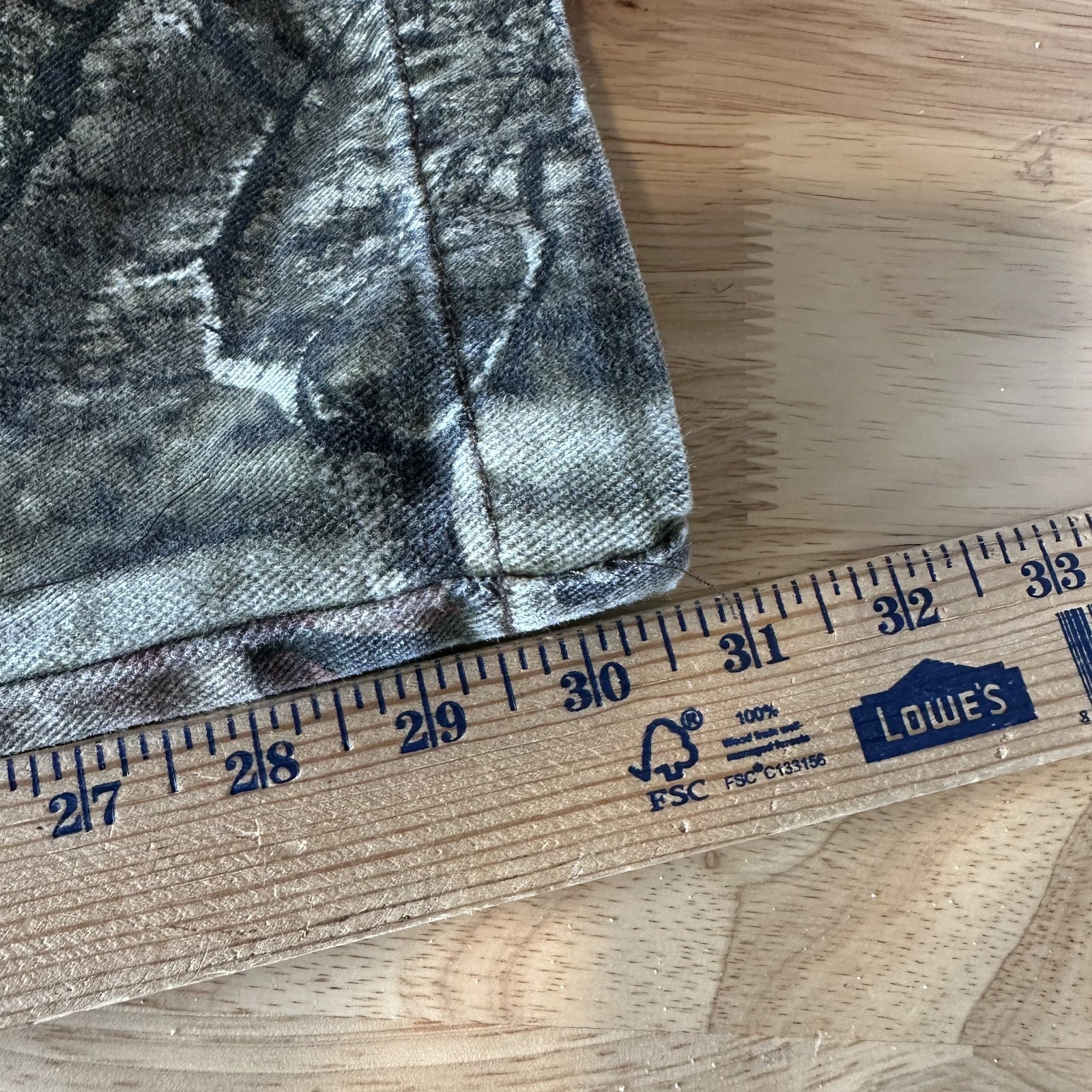 Cabelas Camo Jeans Pants Mens 44 Breakup Camouflage Straight Hunting 41x31"