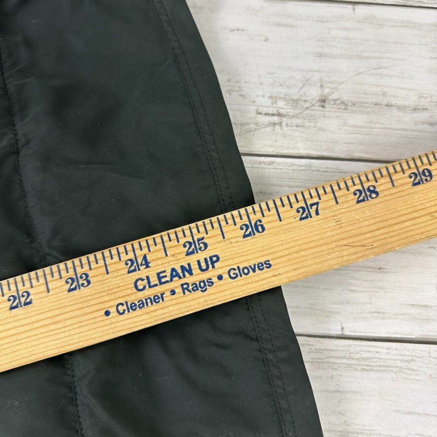 Bearded Goat Mens Small Jacket Dark Gray Pockets Zip Hooded Windbreaker Packable &nbsp;