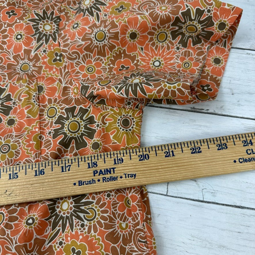 Vissla Far Out Eco Terracotta Short Sleeve Button Up Shirt NWT Men's Size Small