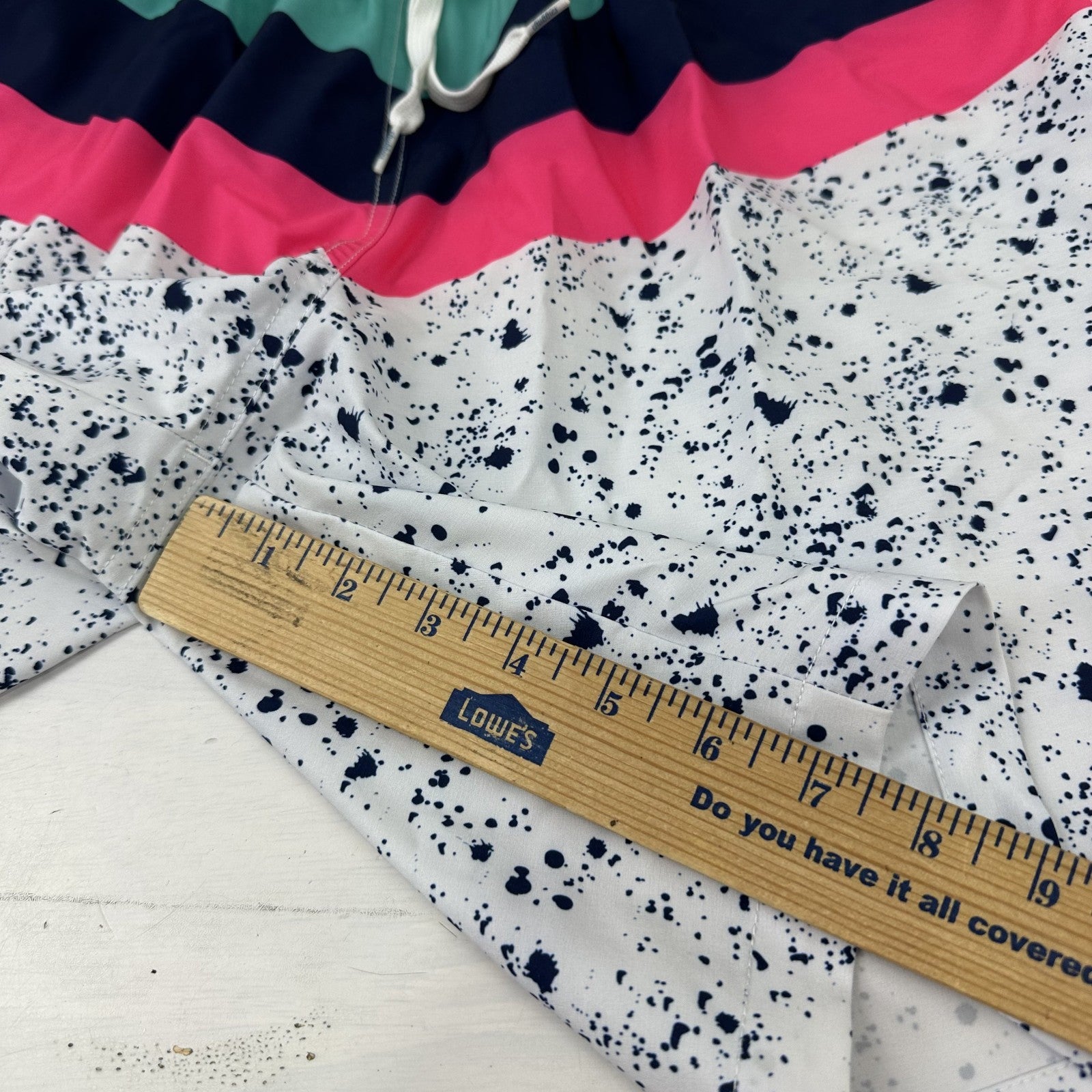 Chubbies Swim Shorts Mens Large Trunks Pockets Lined 7" 80's 90s style