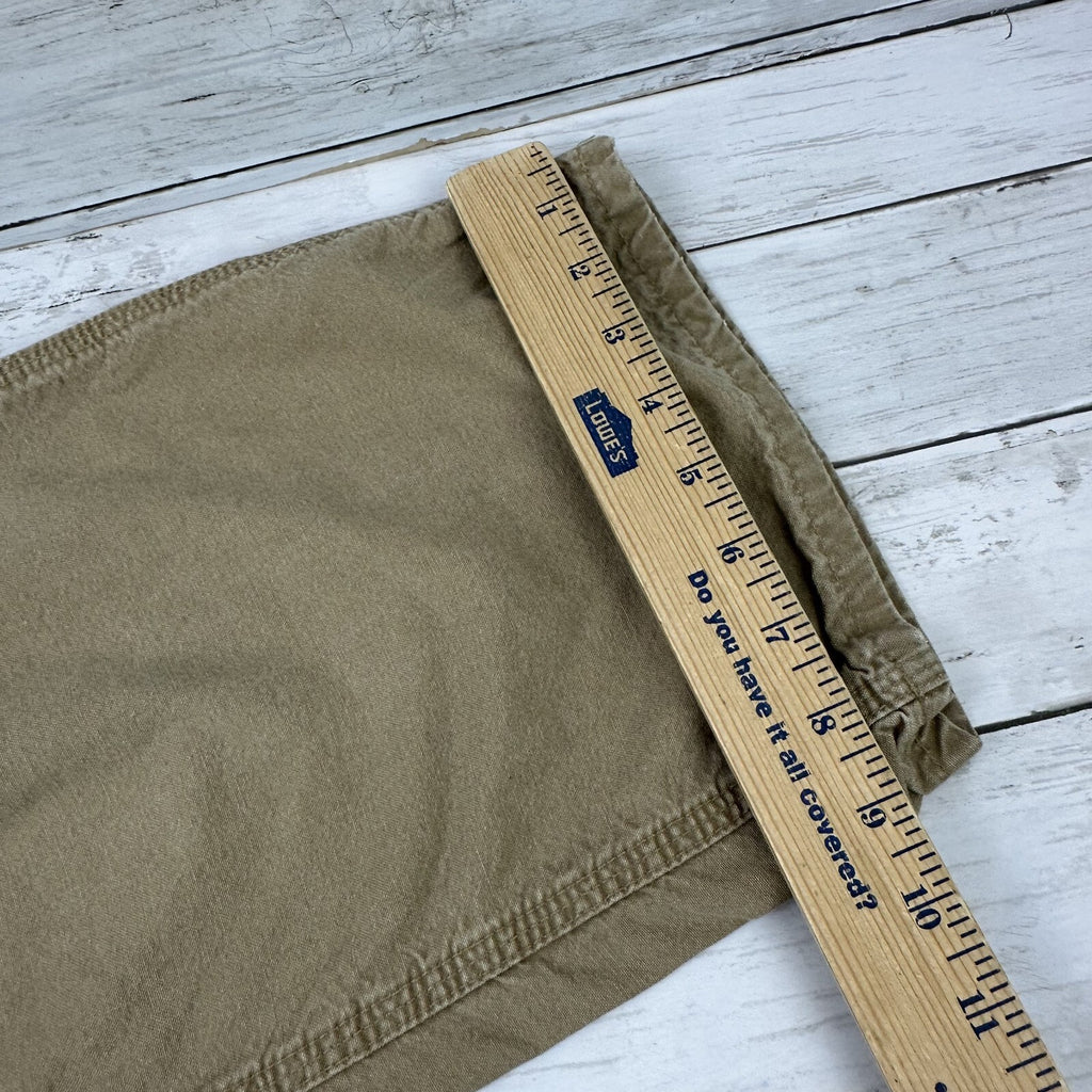 Carhartt Mens Carpenter Pants B151 DKH 38x32 brown Work Grunge utility Distress