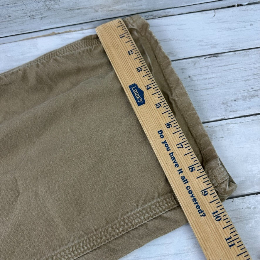 Carhartt Mens Carpenter Pants B151 DKH 40x34 brown Work Grunge utility (39x32)