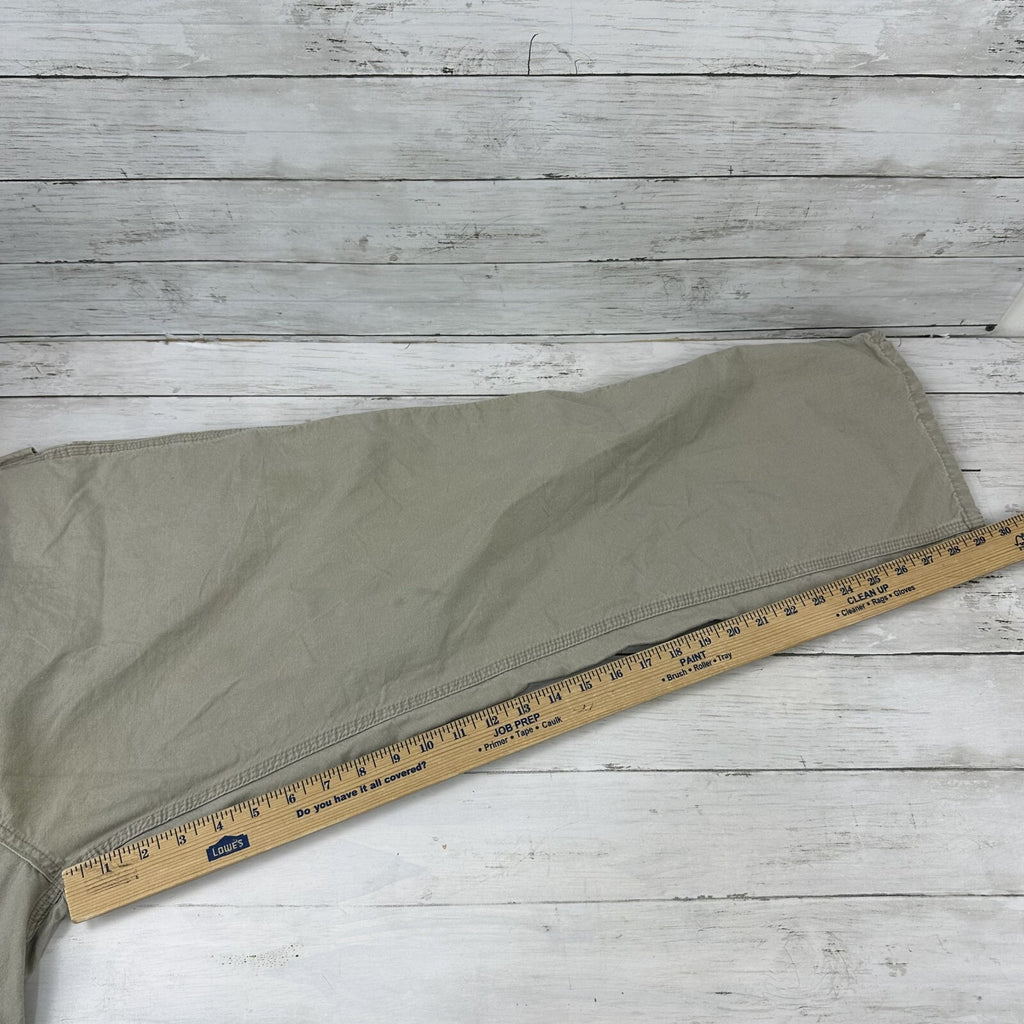 Carhartt Mens Carpenter Pants Dungaree Fit B151 Tan 40x32 Work Grunge (39x30)