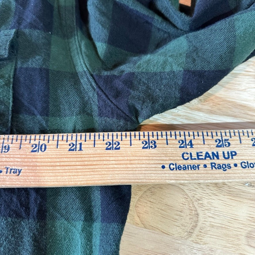 Levi's Green Plaid Button Up Shirt Men XL Long Sleeve Flannel