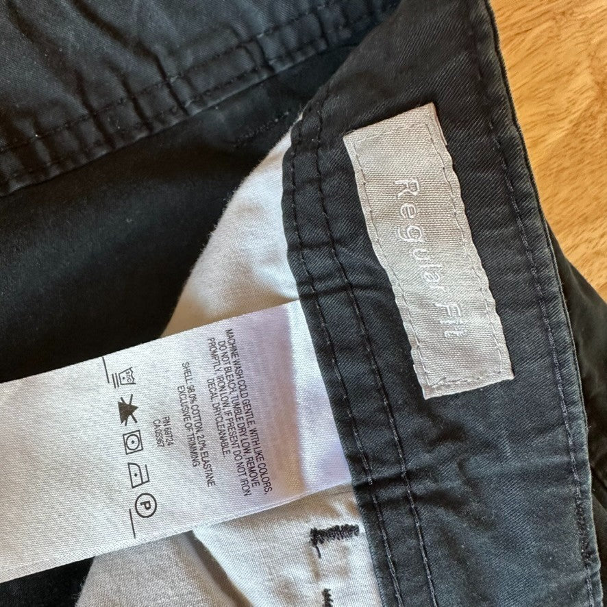 Columbia Mens 40x32 Casual Pants Black Outdoor Twill