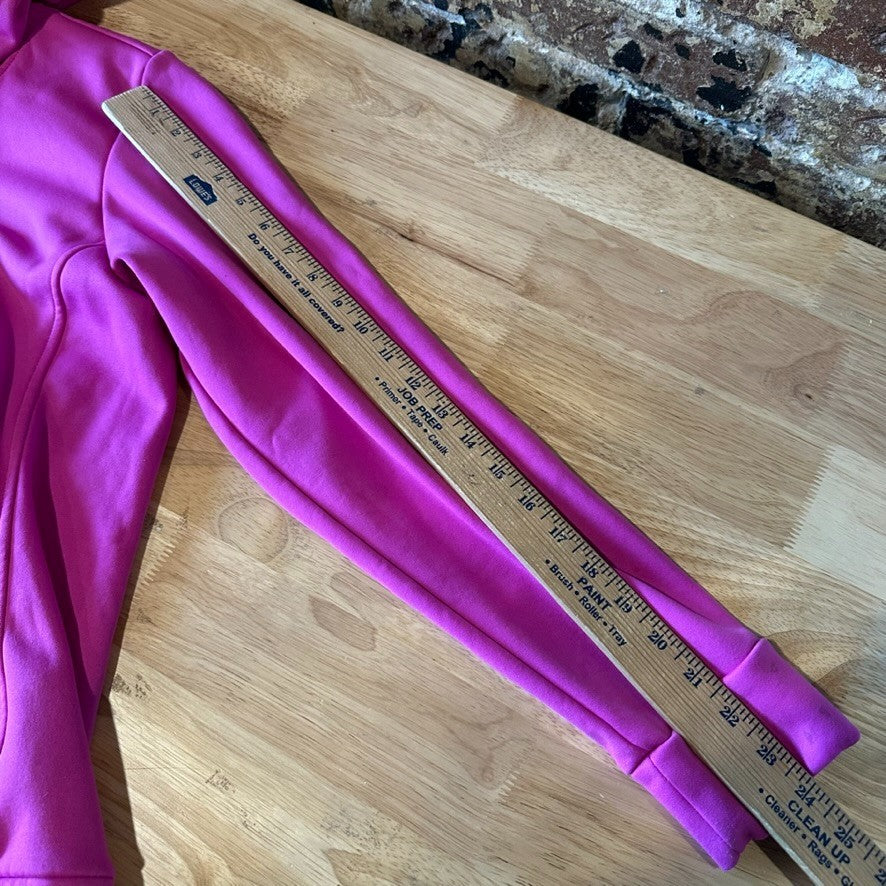 North Face Womens Large Pink logo Hoodie Sweatshirt Pullover Outdoor