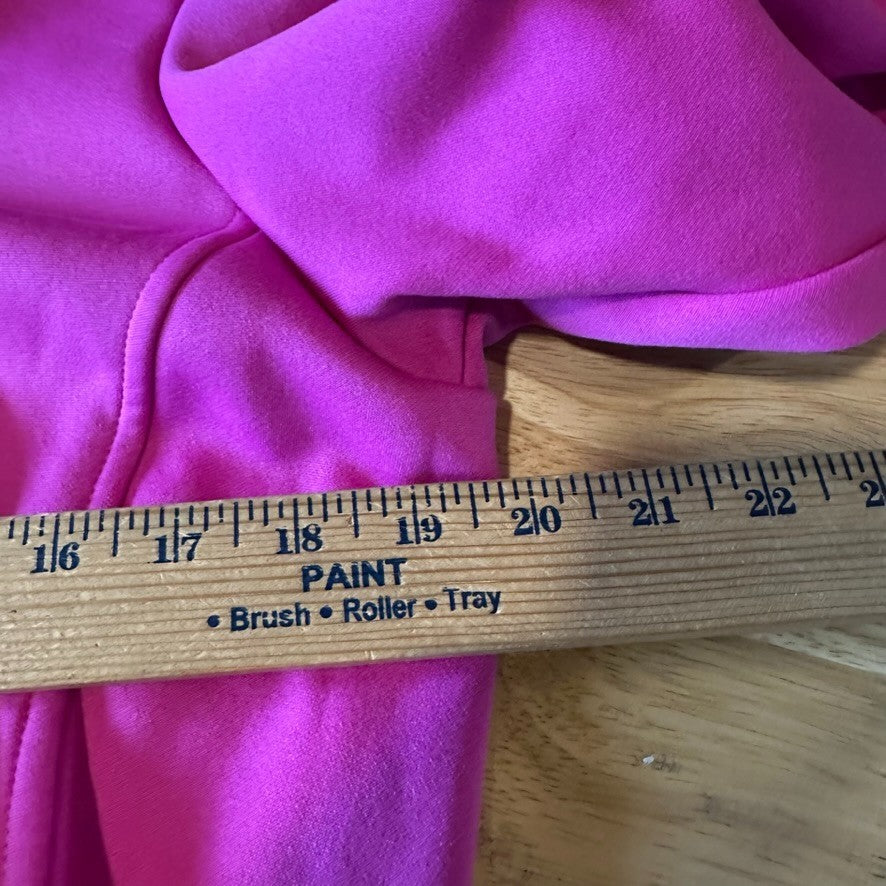 North Face Womens Large Pink logo Hoodie Sweatshirt Pullover Outdoor