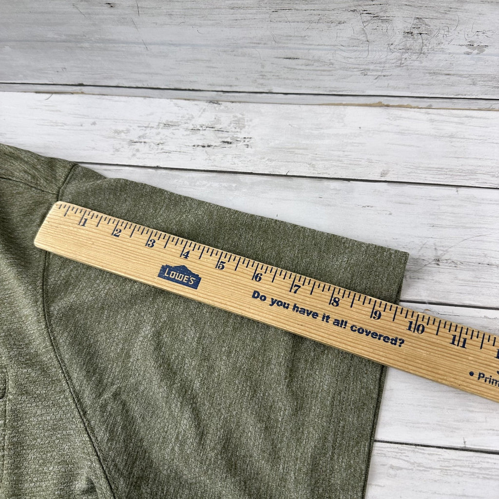 Duluth Trading Mens Green Short Sleeve Polo Size 2XL Relaxed Fit