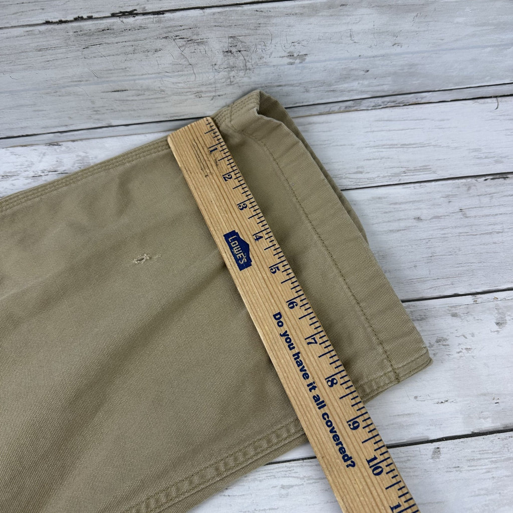 Carhartt Relaxed Fit Utility Pants Size 40x32 Tan Brown Workwear (measures 39x30