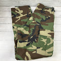 US Military Pants Mens Medium Long Brown Green Woodland Camo Tru Spec BDU 34x33"